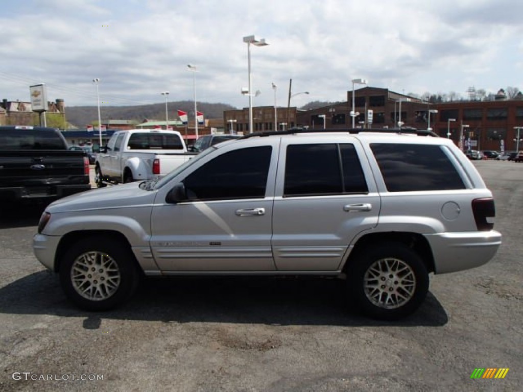 2004 Grand Cherokee Limited 4x4 - Bright Silver Metallic / Dark Slate Gray photo #5