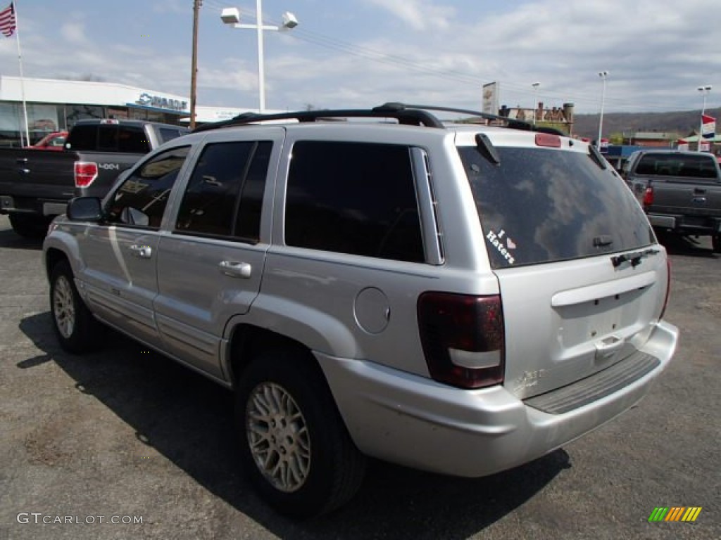 2004 Grand Cherokee Limited 4x4 - Bright Silver Metallic / Dark Slate Gray photo #6
