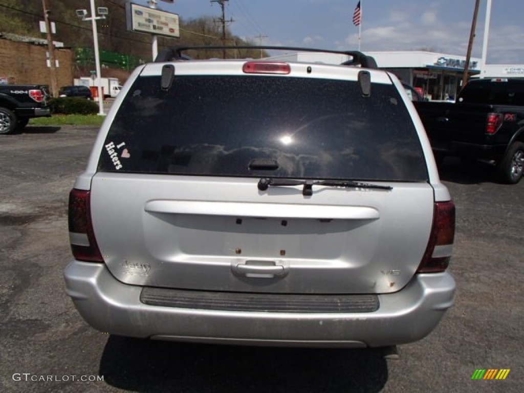 2004 Grand Cherokee Limited 4x4 - Bright Silver Metallic / Dark Slate Gray photo #7