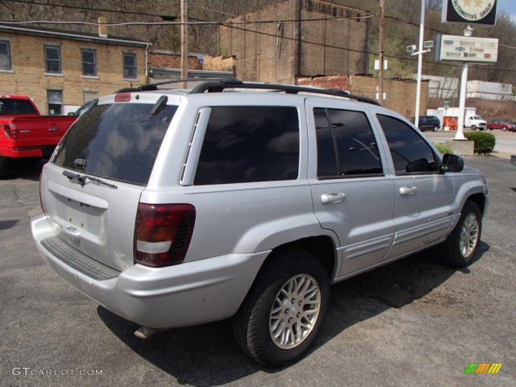 2004 Grand Cherokee Limited 4x4 - Bright Silver Metallic / Dark Slate Gray photo #8