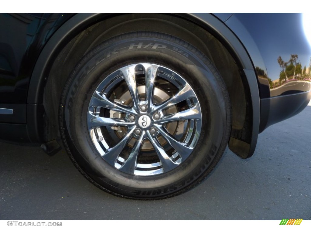 2012 FX 35 AWD - Malbec Black / Wheat photo #30