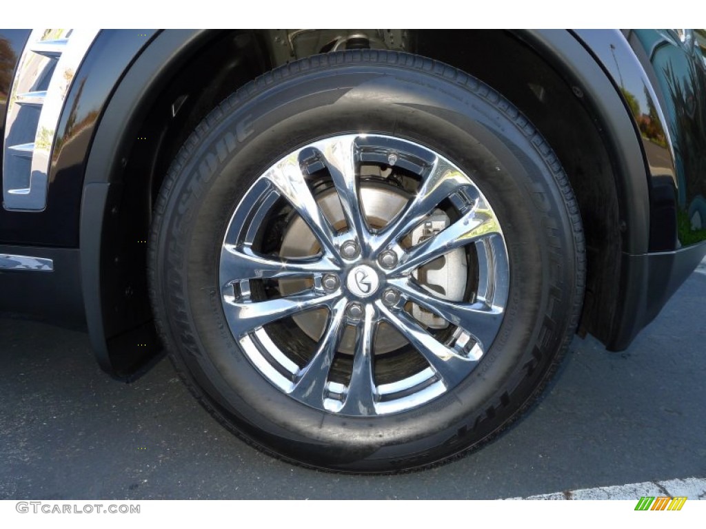 2012 FX 35 AWD - Malbec Black / Wheat photo #32