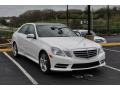 Polar White 2013 Mercedes-Benz E 350 4Matic Sedan Exterior