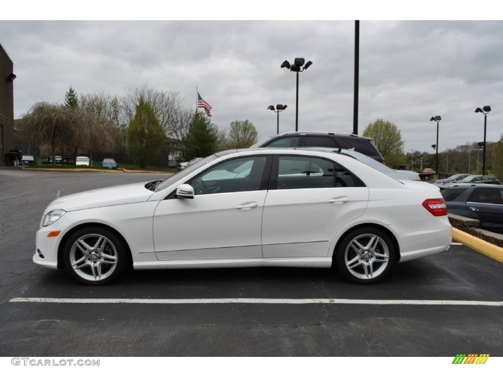 Polar White 2013 Mercedes-Benz E 350 4Matic Sedan Exterior Photo #80022818