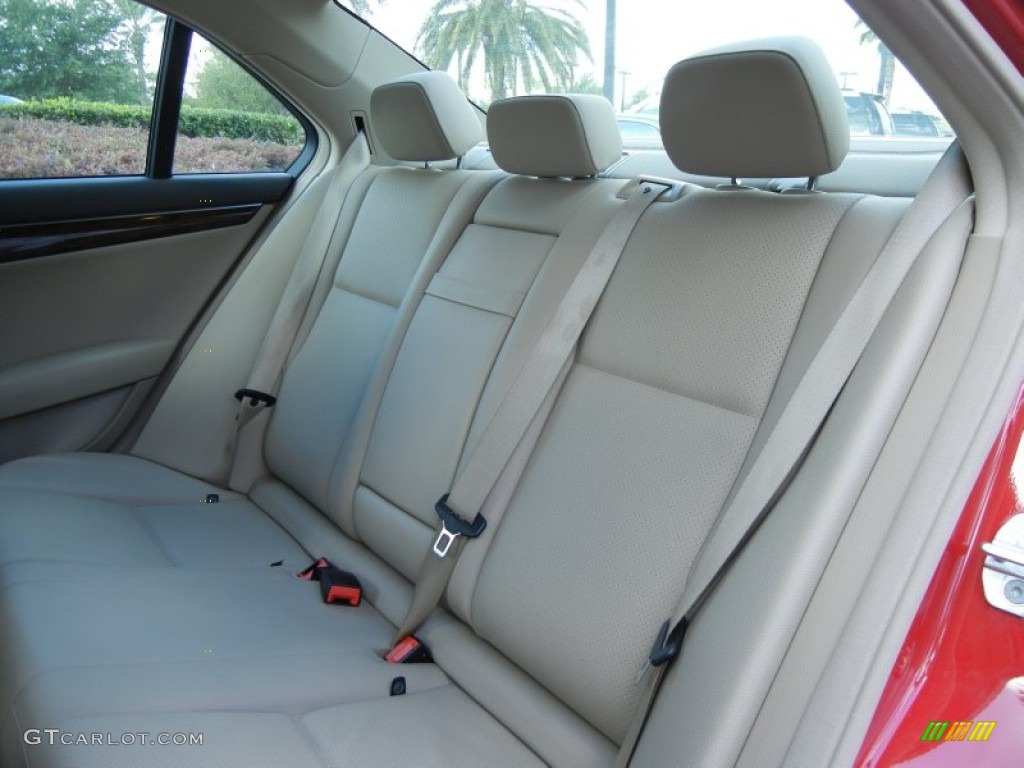 2012 Mercedes-Benz C 250 Sport Rear Seat Photo #80023547
