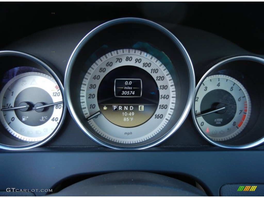 2012 Mercedes-Benz C 250 Sport Gauges Photo #80023662