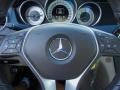 Almond Beige/Mocha 2012 Mercedes-Benz C 250 Sport Steering Wheel