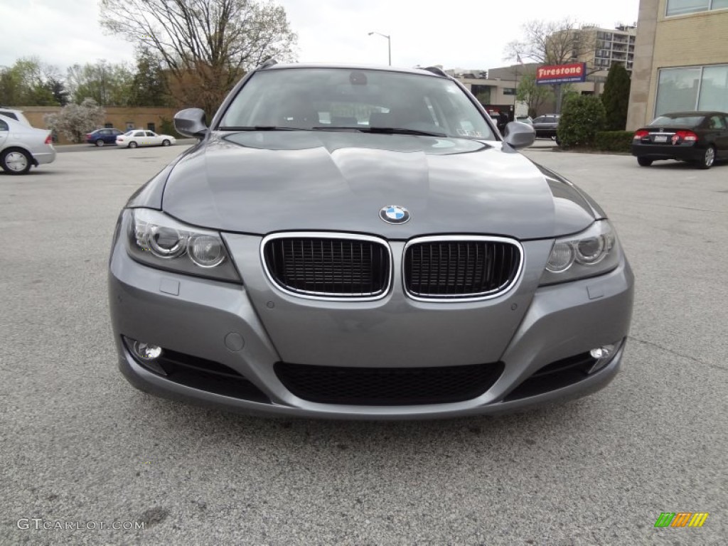 2012 3 Series 328i xDrive Sports Wagon - Space Grey Metallic / Saddle Brown photo #9