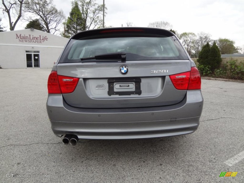 2012 3 Series 328i xDrive Sports Wagon - Space Grey Metallic / Saddle Brown photo #11