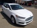 2013 Oxford White Ford Fusion SE  photo #2