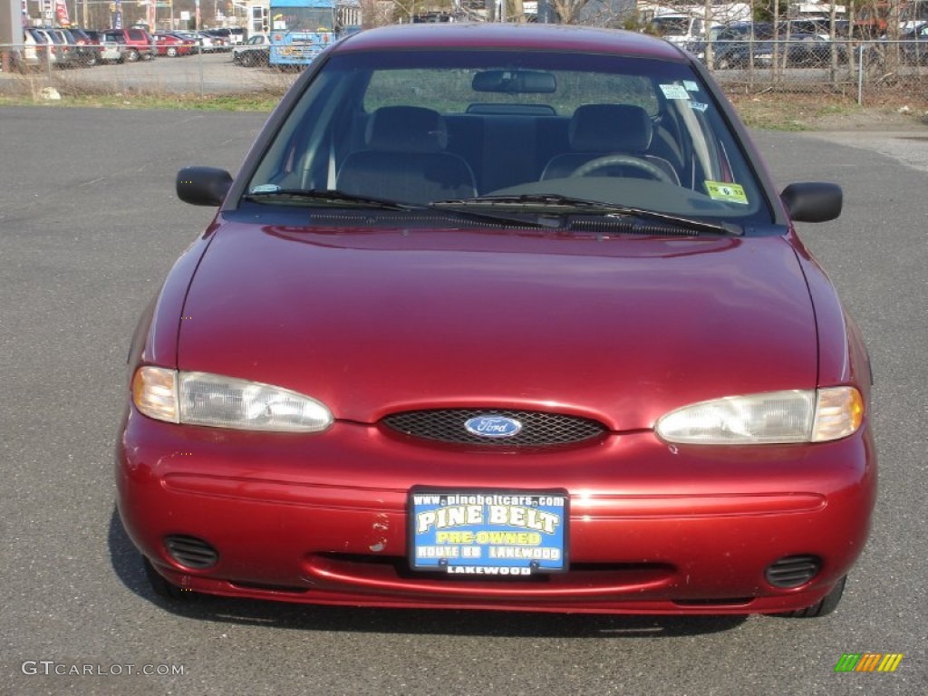 1997 Contour GL - Toreador Red Metallic / Opal Grey photo #2