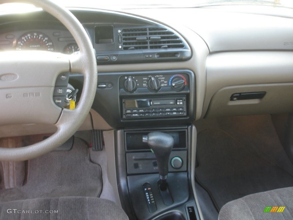 1997 Contour GL - Toreador Red Metallic / Opal Grey photo #12