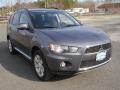 2011 Graphite Gray Pearl Mitsubishi Outlander SE AWD  photo #3