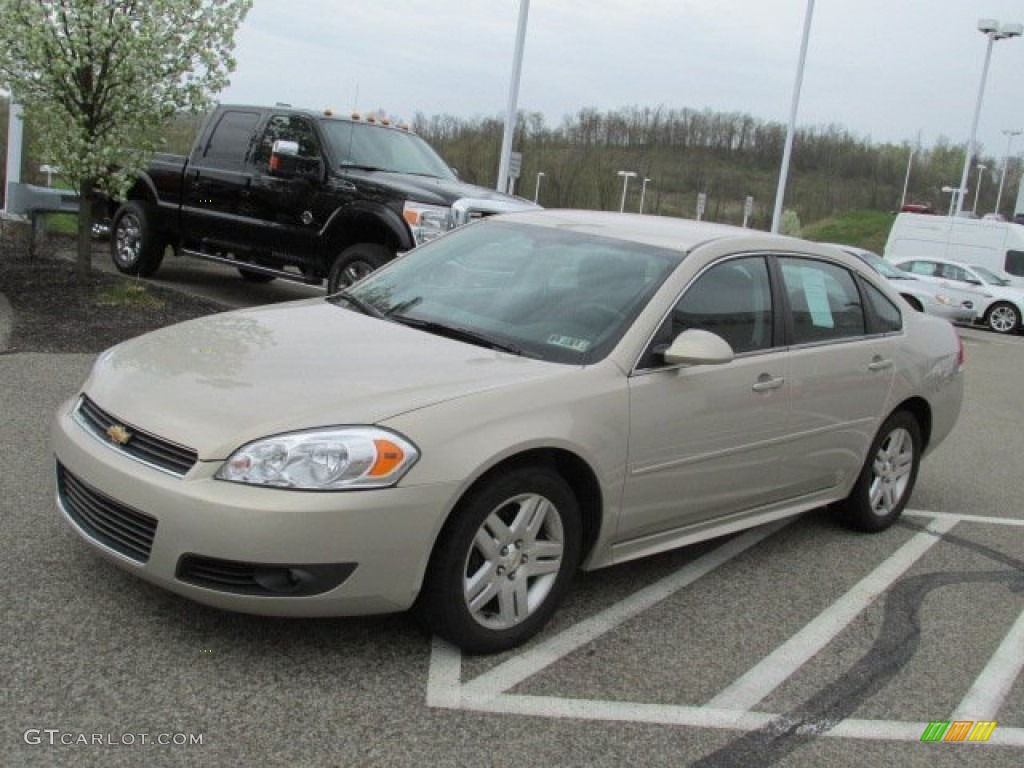 Gold Mist Metallic 2010 Chevrolet Impala LT Exterior Photo #80025030