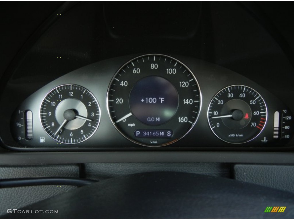 2009 Mercedes-Benz CLK 350 Cabriolet Gauges Photo #80025383