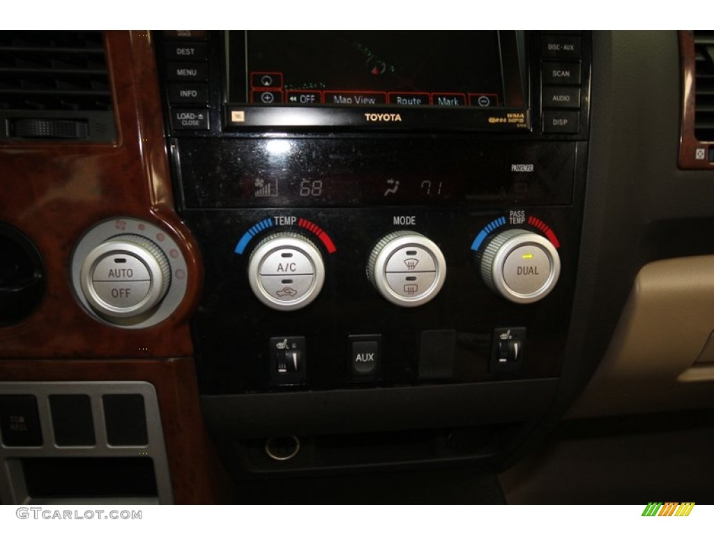 2007 Tundra Limited CrewMax - Blue Streak Metallic / Red Rock photo #24