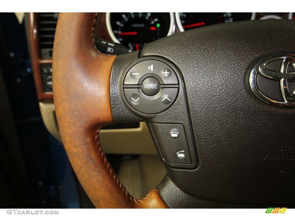 2007 Tundra Limited CrewMax - Blue Streak Metallic / Red Rock photo #31