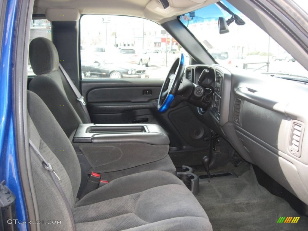 2004 Silverado 1500 LS Extended Cab 4x4 - Arrival Blue Metallic / Dark Charcoal photo #7