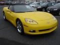 2007 Velocity Yellow Chevrolet Corvette Convertible  photo #3