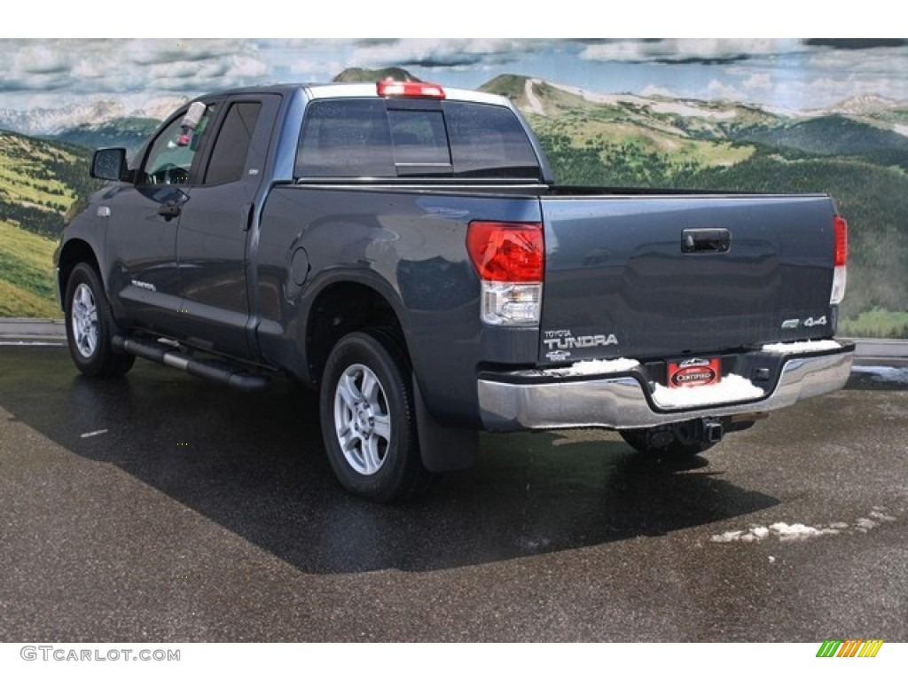 2010 Tundra Double Cab 4x4 - Slate Gray Metallic / Graphite Gray photo #4