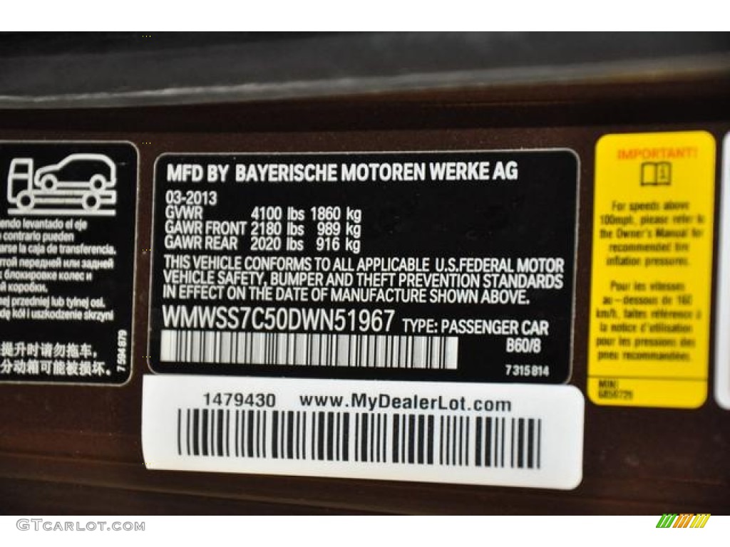 B60 2013 Mini Cooper S Paceman ALL4 AWD Parts