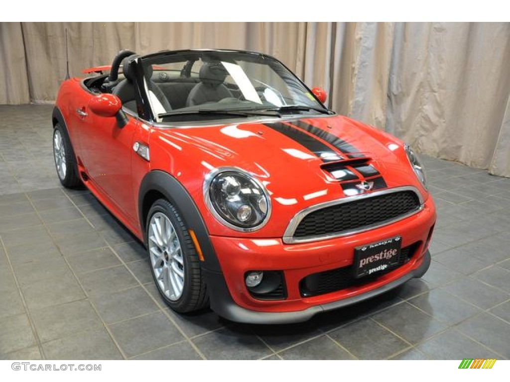 2013 Cooper S Roadster - Chili Red / Carbon Black photo #4