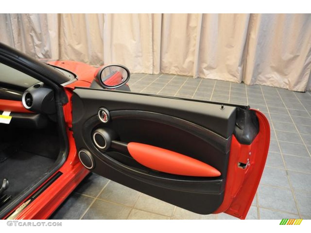 2013 Cooper S Roadster - Chili Red / Carbon Black photo #8