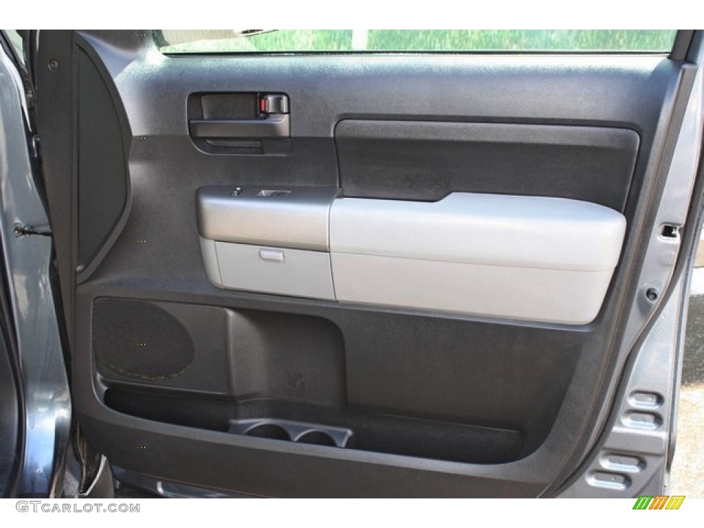 2010 Tundra Double Cab 4x4 - Slate Gray Metallic / Graphite Gray photo #21
