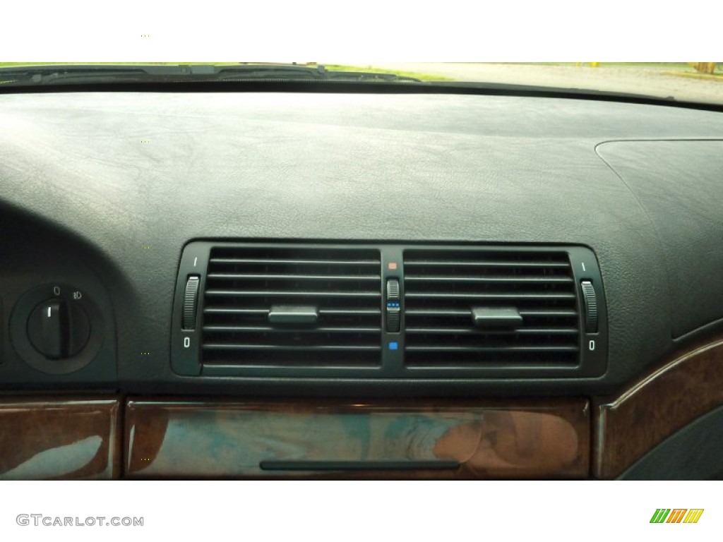 2001 5 Series 540i Sedan - Steel Blue Metallic / Black photo #16