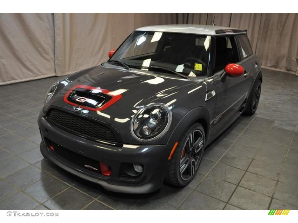 2013 Cooper John Cooper Works GP - Thunder Grey Metallic / GP Recaro Sport Black/Dinamica photo #1