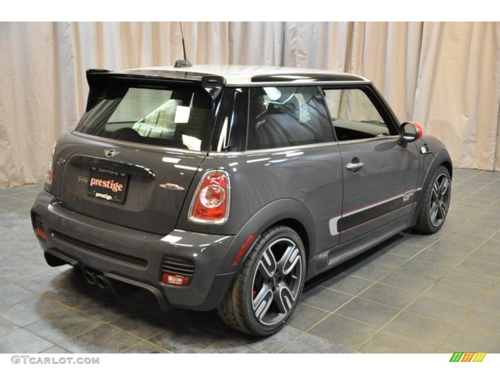 2013 Cooper John Cooper Works GP - Thunder Grey Metallic / GP Recaro Sport Black/Dinamica photo #12