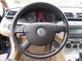 2006 Volkswagen Passat Pure Beige Interior Steering Wheel Photo