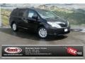 2013 Black Toyota Sienna LE AWD  photo #1