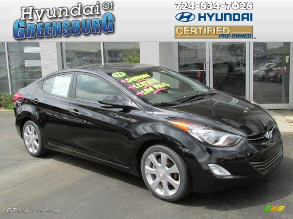 Black Noir Pearl Hyundai Elantra