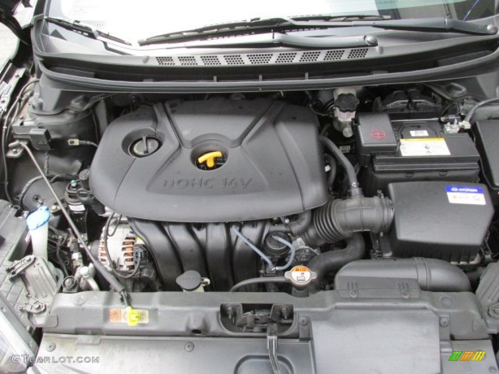 2012 Elantra Limited - Black Noir Pearl / Black photo #10