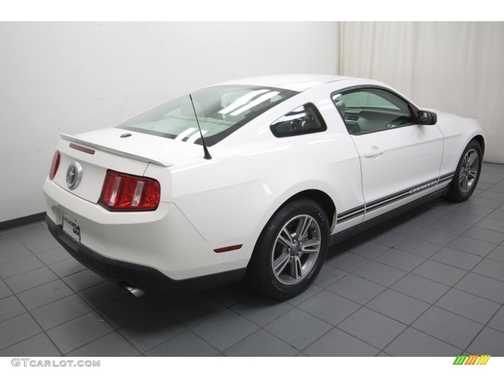 2011 Mustang V6 Premium Coupe - Performance White / Stone photo #11