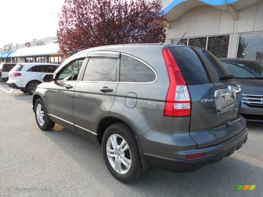 2011 CR-V EX 4WD - Urban Titanium Metallic / Black photo #3