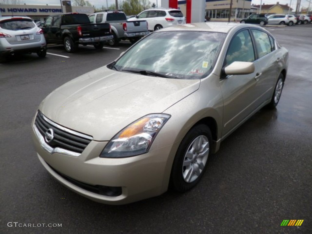 2009 Altima 2.5 S - Sonoran Sand Metallic / Blond photo #3