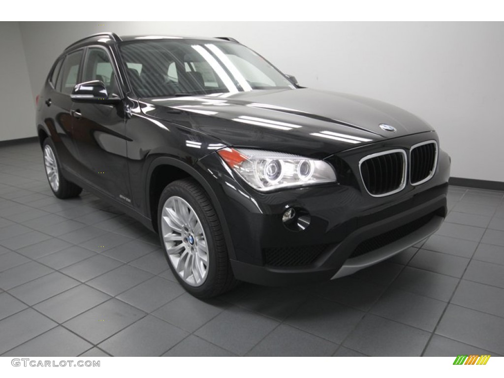 Black Sapphire Metallic 2014 BMW X1 sDrive28i Exterior Photo #80035109