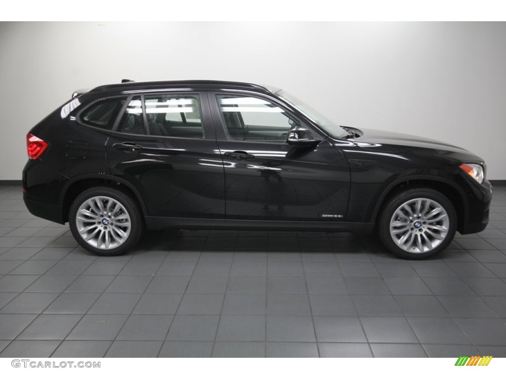 Black Sapphire Metallic 2014 BMW X1 sDrive28i Exterior Photo #80035119