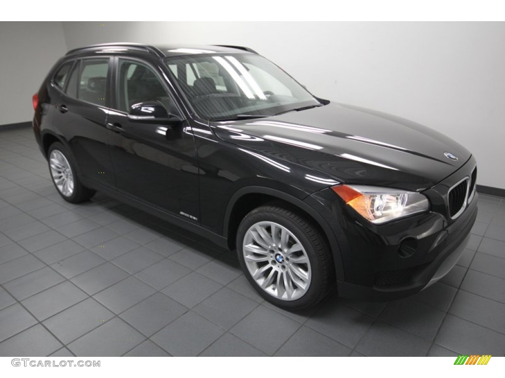 Black Sapphire Metallic 2014 BMW X1 sDrive28i Exterior Photo #80035157