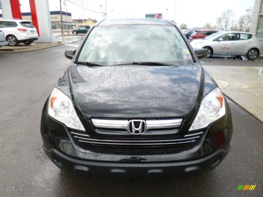 2009 CR-V EX 4WD - Crystal Black Pearl / Black photo #2