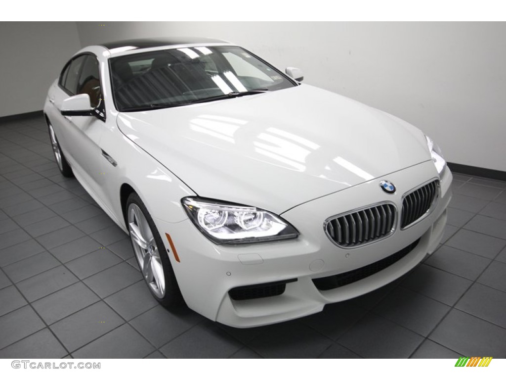 Alpine White 2014 BMW 6 Series 650i Gran Coupe Exterior Photo #80035340