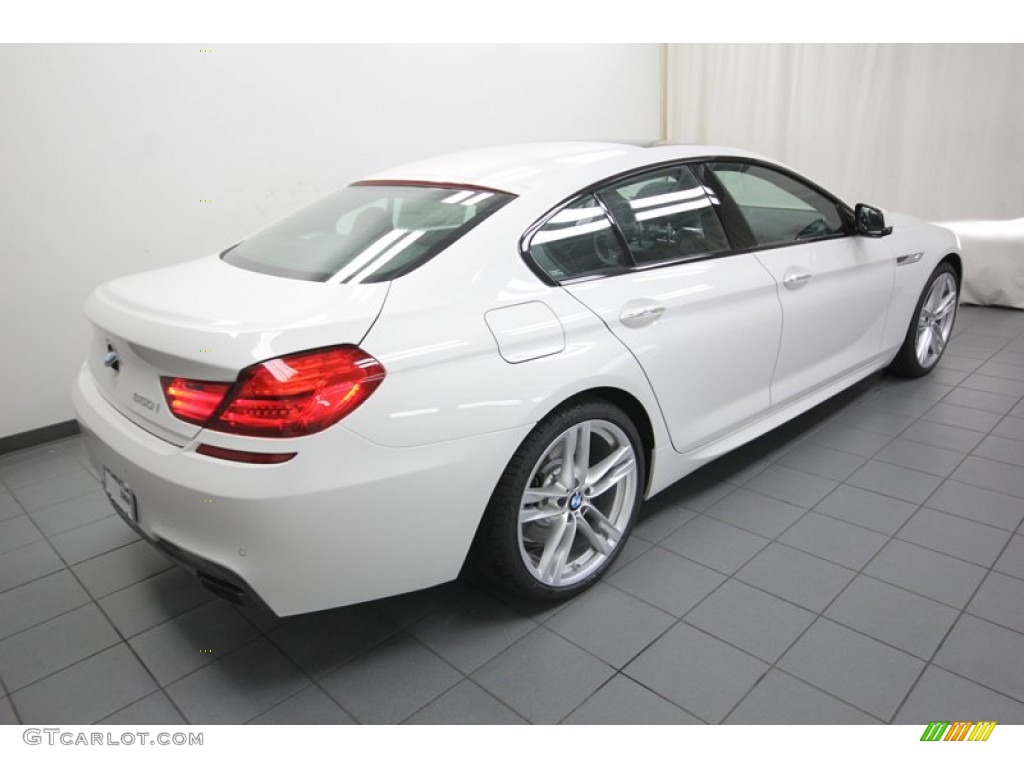 Alpine White 2014 BMW 6 Series 650i Gran Coupe Exterior Photo #80035357