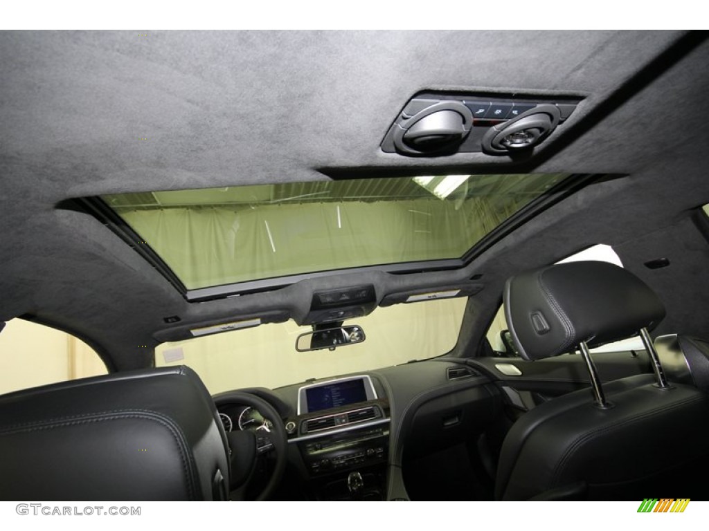 Black Interior 2014 BMW 6 Series 650i Gran Coupe Photo #80035526