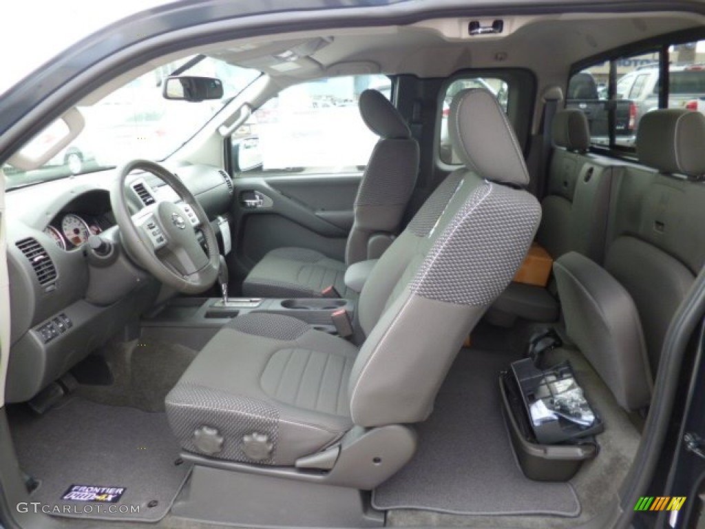 Graphite/Steel Pro-4X Interior 2013 Nissan Frontier Pro-4X King Cab 4x4 Photo #80035535