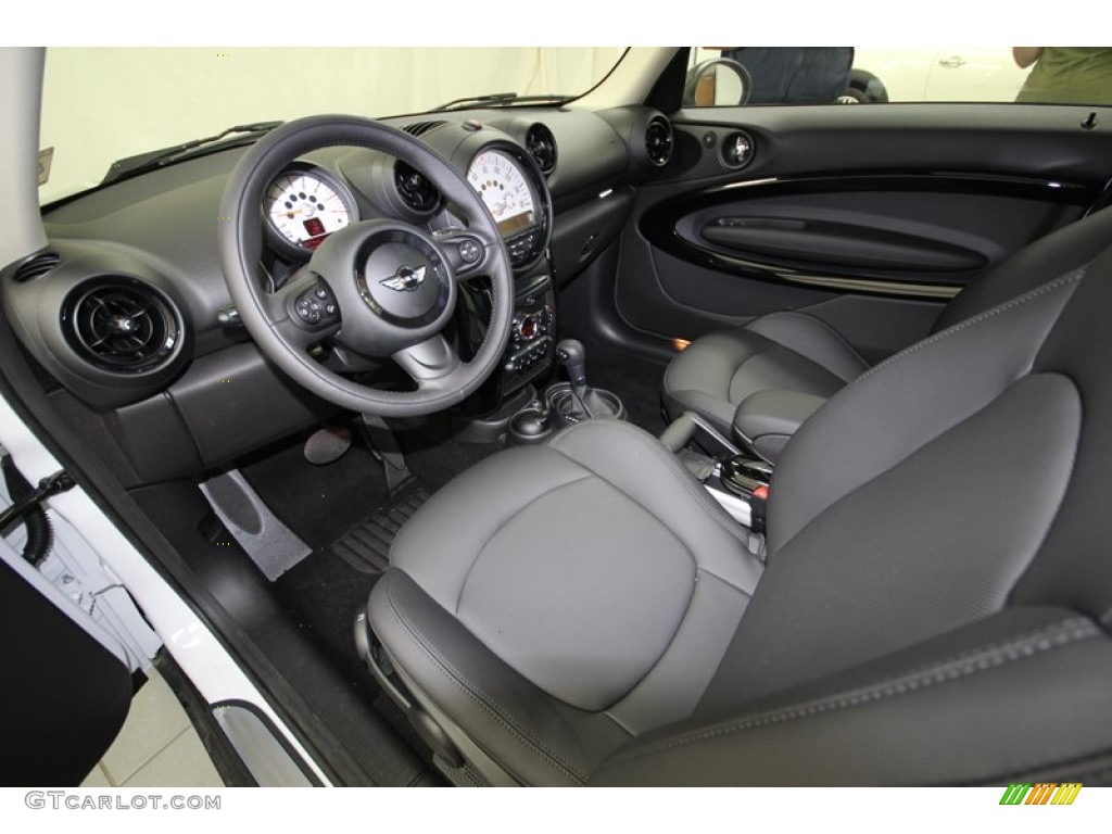 Carbon Black Interior 2013 Mini Cooper Paceman Photo #80035973