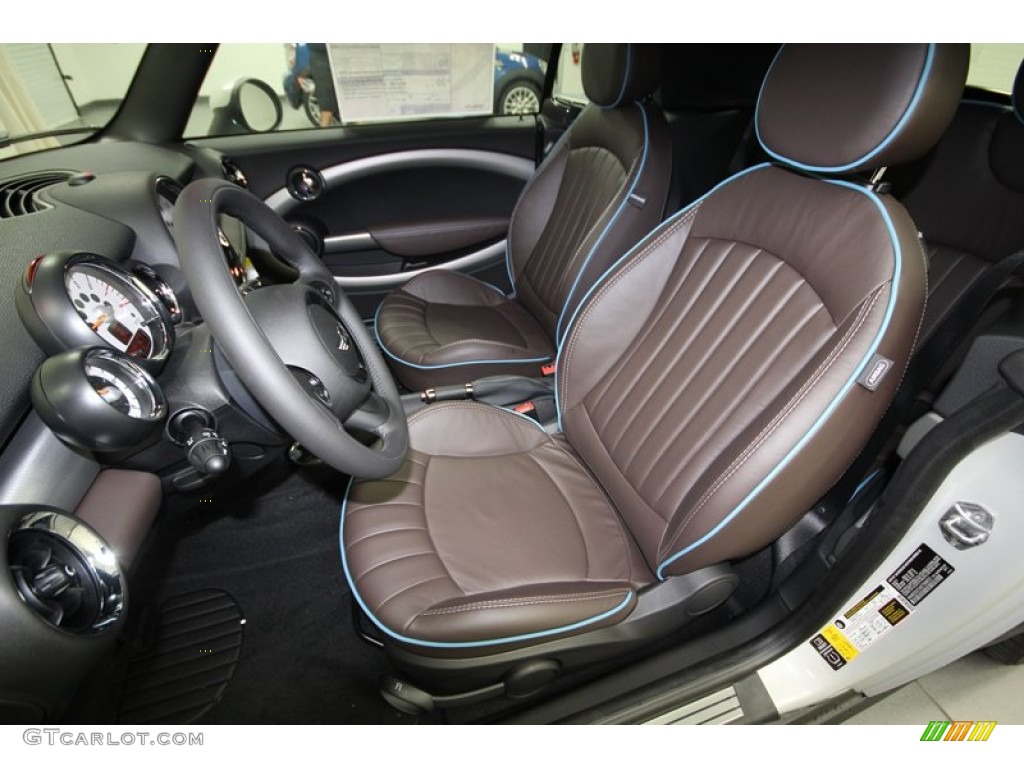 2013 Mini Cooper Convertible Highgate Package Front Seat Photo #80036780