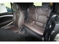 2013 Mini Cooper Dark Truffle Lounge Leather Interior Rear Seat Photo