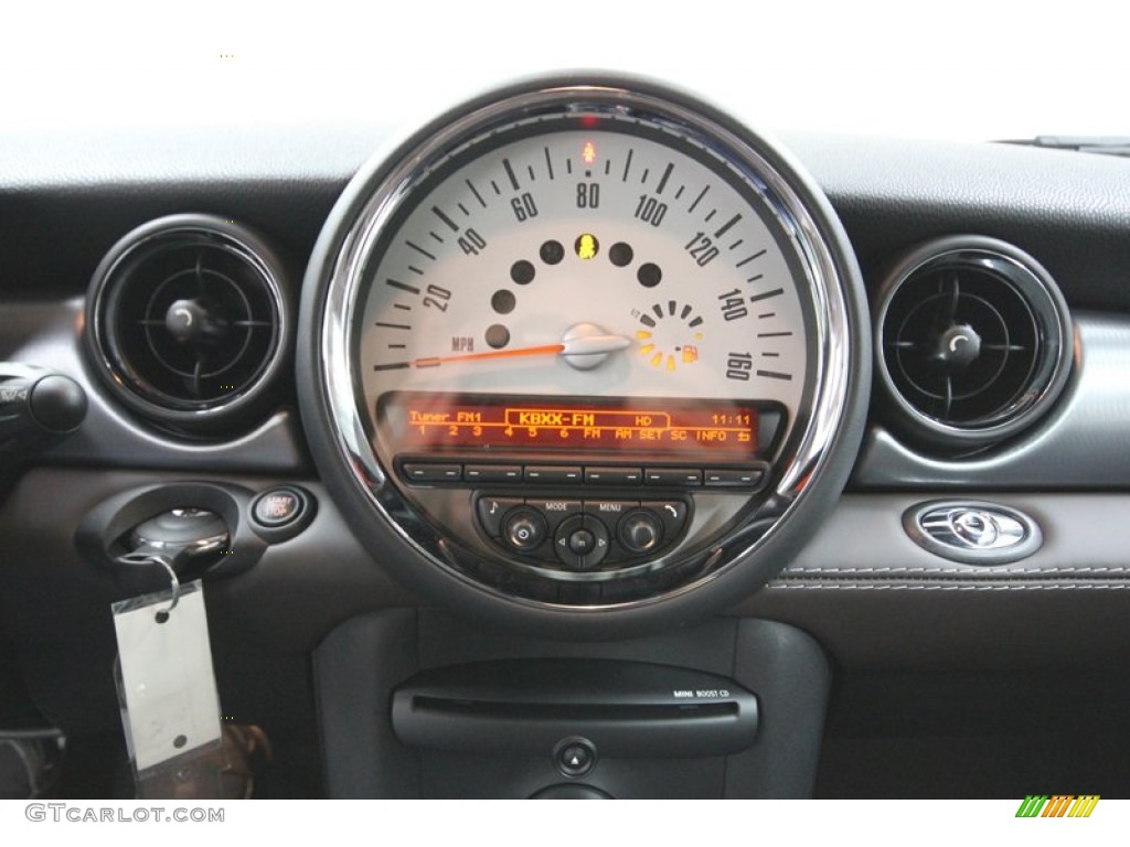 2013 Cooper Convertible Highgate Package - White Silver Metallic / Dark Truffle Lounge Leather photo #15